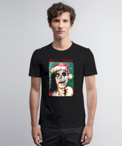 Alice Cooper Xmas Card T Shirt