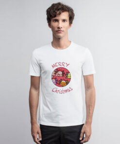 Axolotl With Santa Hat Christmas T Shirt