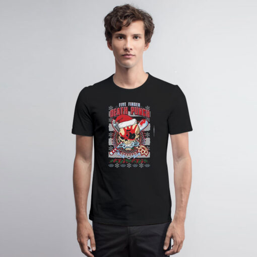 Five Finger Death Punch Zombie Kill Xmas T Shirt