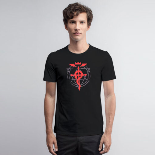 Fullmetal Alchemist Brotherhood Flamel Cross T Shirt