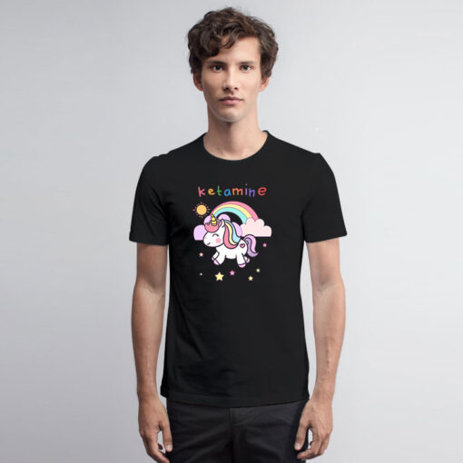 Ketamine Unicorn Horse Funny T Shirt