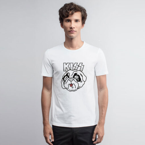 Kiss Pugs Dog Parody T Shirt