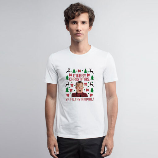 Merry Christmas Ya Filthy Animal Kevin Mccallister T Shirt