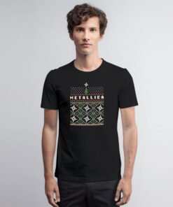 Metalica Holiday Ninja Star Christmas T Shirt