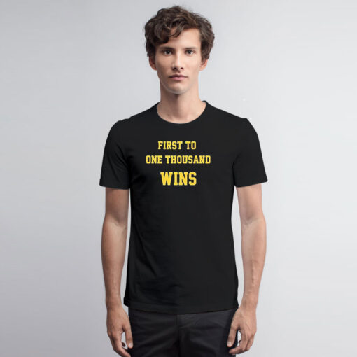 Michigan First to One Thousand Wins 2023 T Shirt