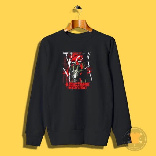 A Nightmare On Elm Street Inspired Movie Poster Sweatshirt