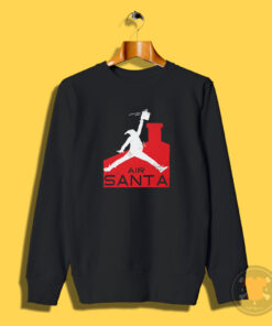 Air Santa Funny Xmas Basketball Parody Sweatshirt