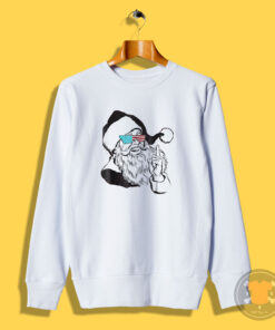 American Santa Cool Santa Claus Christmas Sweatshirt