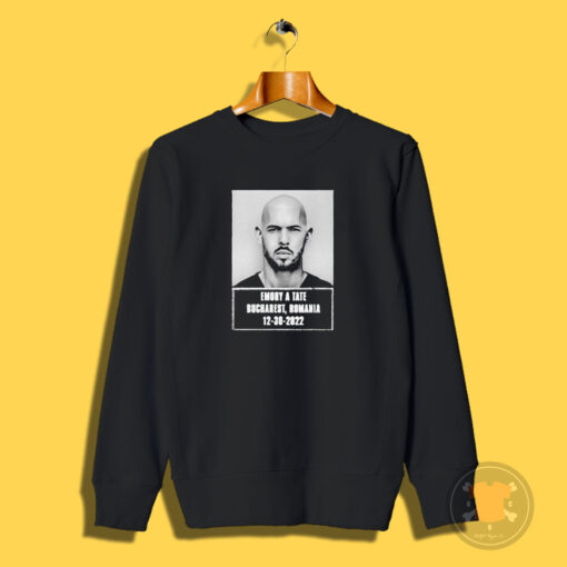 Andrew Tate Mugshot Free Top G Cobratate Sweatshirt