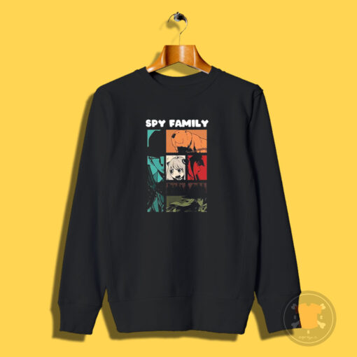 Animal Anime X Family Fantasy Action Spy Christmas Sweatshirt