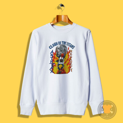 Anthrax Slayer Megadeth Alice In Chains Sweatshirt