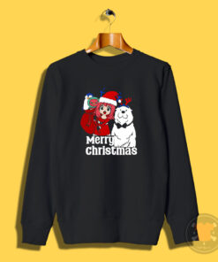 Anya Forger Christmas With Bond Sweatshirt