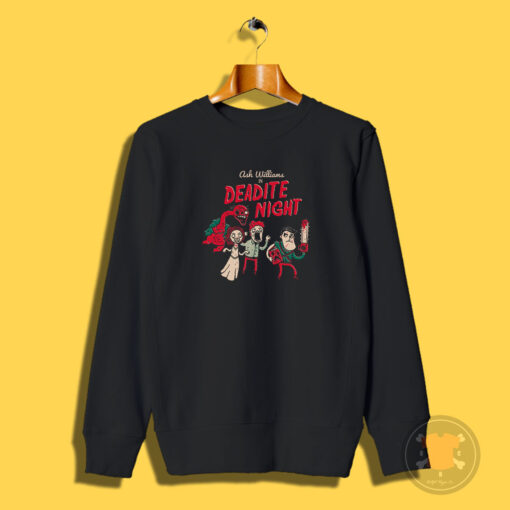 Ash Williams In Deadite Night Sweatshirt