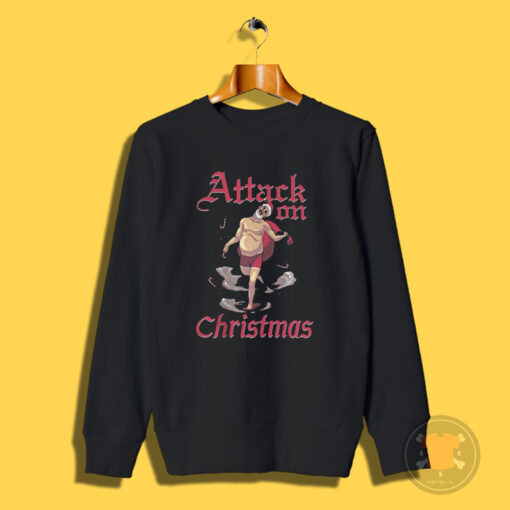 Attack On Christmas Funny Holiday Christmas Sweatshirt