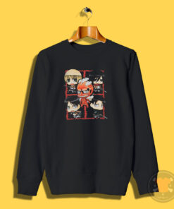 Attack On Titan Chibi Characters Sweatshirt