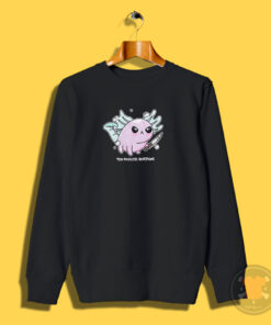 Axolotl With Knife Sweatshirt