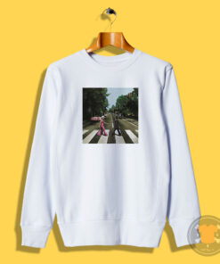 Barbenheimer Barbie Oppenheimer Abbey Road Meme Sweatshirt