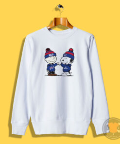 Charlie Brown And Snoopy NFL Buffalo Bills Football Sweatshirt