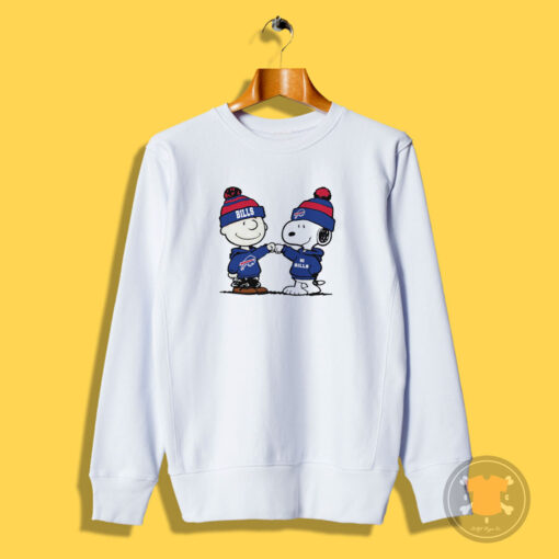 Charlie Brown And Snoopy NFL Buffalo Bills Football Sweatshirt