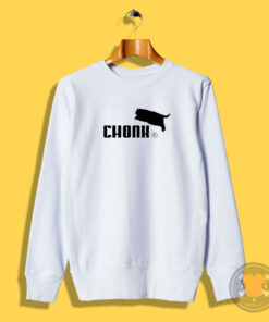 Chonk Cat Logo Parody Sweatshirt