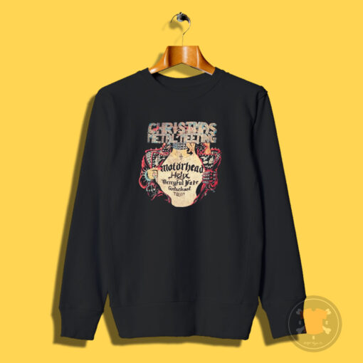 Christmas Metal Meeting 1984 Motorhead Vintage Sweatshirt