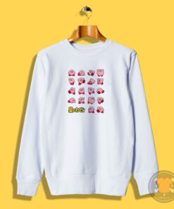 Cute Kirby Pose Sweatshirt