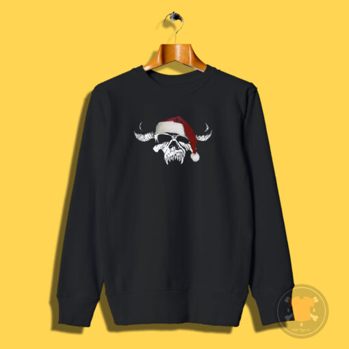 Danzig Horned Skull Crystar Christmas Sweatshirt