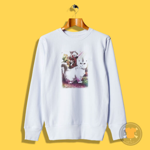 Deadpool And Cat Unicorn Sweatshirt