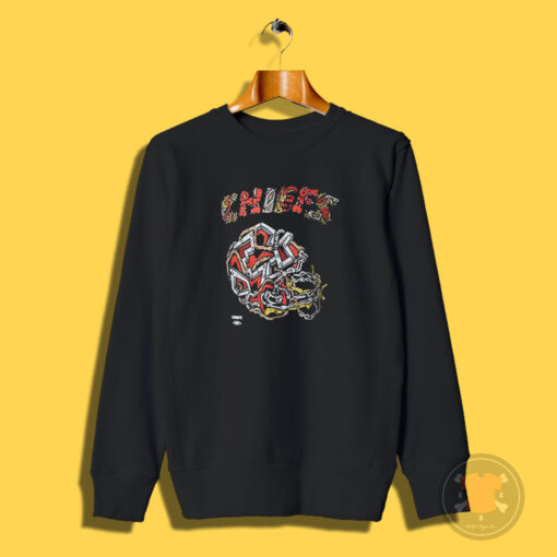 Distortedd Black Kansas City Chiefs Leaders Sweatshirt