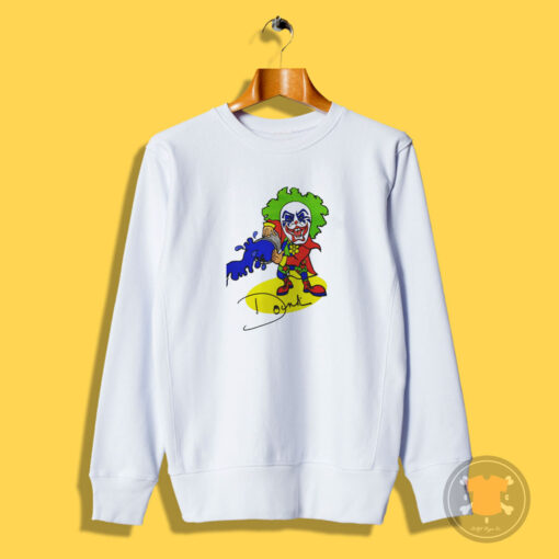 Doink The Clown Drawing Sweatshirt