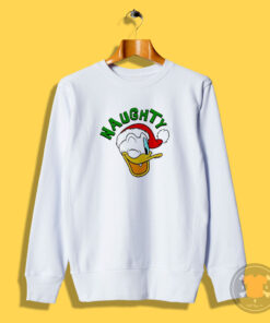 Donald Duck Naughty Christmas Sweatshirt