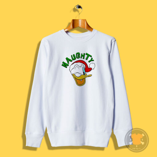 Donald Duck Naughty Christmas Sweatshirt