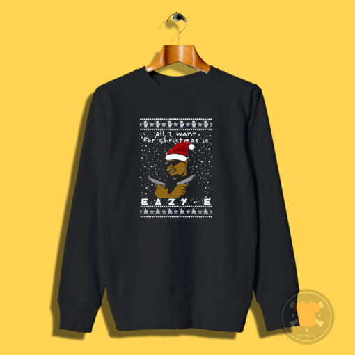 Eazy E Rapper Ugly Christmas Sweatshirt