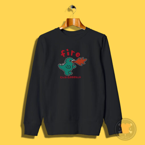 Fire Chibi Godzilla Sweatshirt