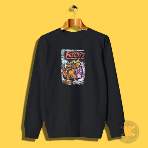 Five Nights At Freddy's Comic Cover Sweatshirt