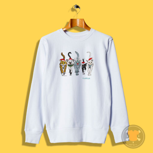 Florida Christmas Cats Sweatshirt