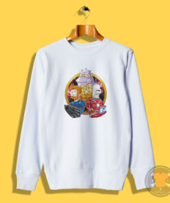 Fry Leela Bender Futurama Avengers Graphic Sweatshirt