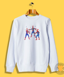 Funny Avengers Spiderman Christmas Sweatshirt