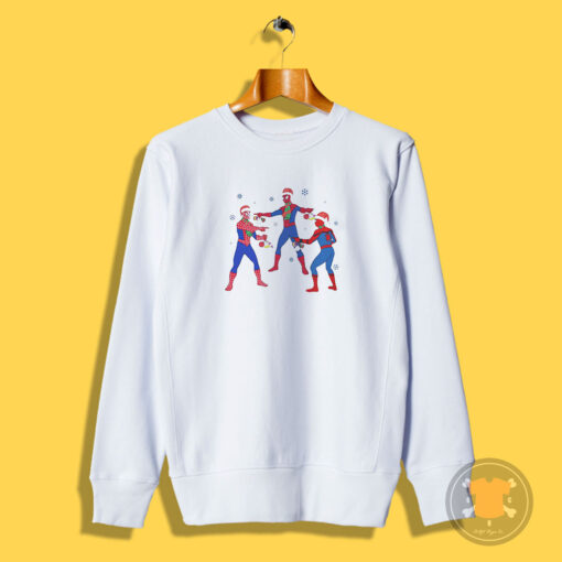 Funny Avengers Spiderman Christmas Sweatshirt