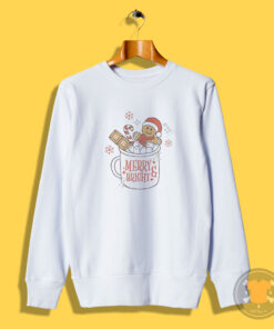 Funny Merry Bright Gingerbread Sweatshirt