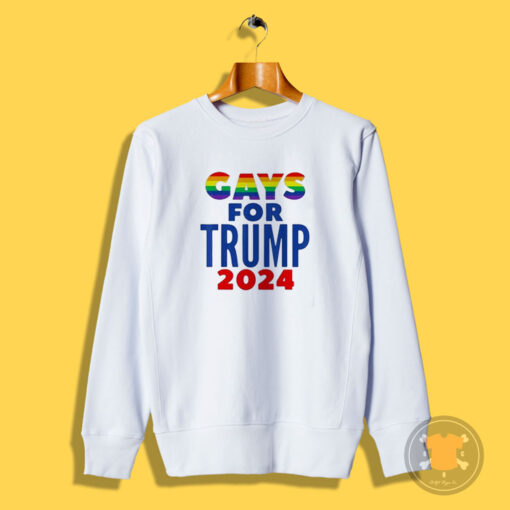 Gays For Trump 2024 Election Sweatshirt