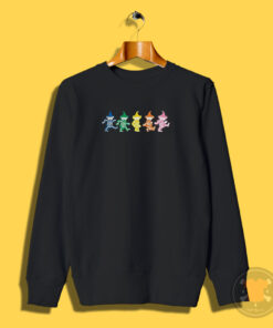 Grateful Dead Bears Dancing In Halloween Costume Funny Sweatshirt