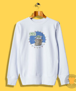 Grogu The Mandalorian Mad Engine Youth Snow Lights Sweatshirt