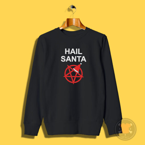 Hail Santa Pentagram Meme Sweatshirt