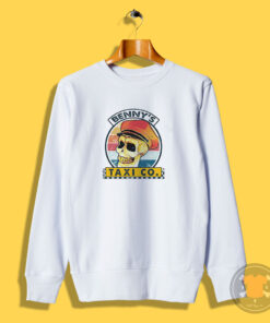 Halloweentown Cab Driver Benny's Taxi Co Sweatshirt