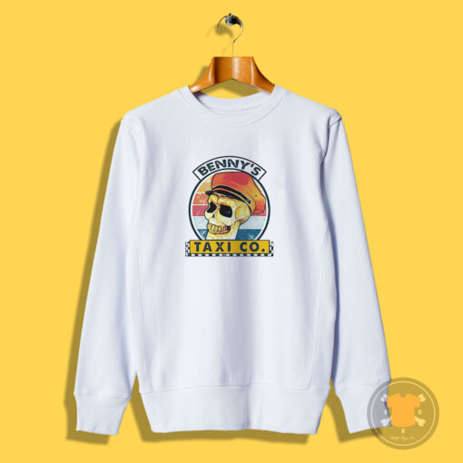 Halloweentown Cab Driver Benny's Taxi Co Sweatshirt