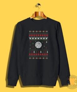 Happy Merry Christmas Basketball Sweatshirt