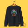 Happy Xmas Baby Yoda Santa Hat Snow Globe Sweatshirt