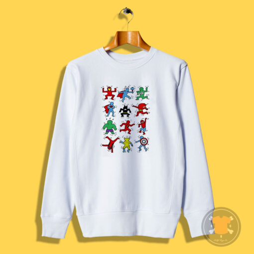 Haring Heroes Cartoon Sweatshirt