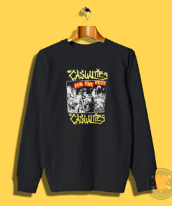 Honger The Casualties Punk Band Graphic Sweatshirt